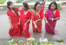 थारु समुदायकाे जितिया पर्व सुरु