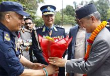 नवनियुक्त गृहमन्त्री ओमप्रकाश अर्यालकाे पदबहाली