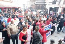 १६ औं नेवाः एकता दिवस सांस्कृतिक झाँकी सहितको ¥याली मनाइयाे