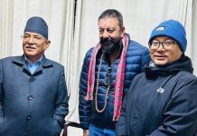 अभिनेता सञ्जय दत्त र पूर्वप्रधानमन्त्री दाहालबिच भेटघाट