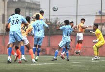 राष्ट्रिय लिग फुटबलको शीर्ष स्थानमा एपीएफ