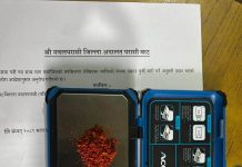 लागू औषध सहित २ व्यक्तिलाई नियन्त्रणमा लियाे