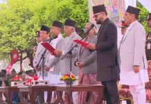 नवनियुक्त प्रधानमन्त्री बालेन्द्र शाहले लिए शपथ लिए