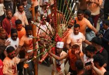 चौथो पटक जिब्रो छेडेर जात्रालाई निरन्तरता दिए