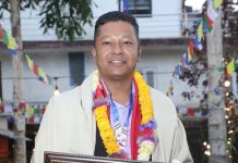 ‘लहना-केशव-कृष्णवदन मातृभाषा पत्रकारिता पुरस्कार ११४५’ बाट केके मानन्धर सम्मानित