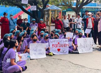 उचित पारिश्रमिक नपाएको भन्दै आन्दोलनमा उत्रिए