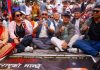 सीमाबारे प्रधानमन्त्रीको अभिव्यक्ति सच्चाउन माग गर्दै प्रदर्शन