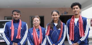 नेपाली टाेलीले टेनिस टोली बेंगलुरुमा तयारी गर्ने