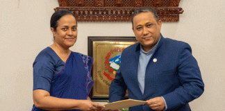 नेपालका लागि श्रीलंकाकी राजदूत र परराष्ट्रमन्त्रीसँग शिष्टाचार भेटवार्ता